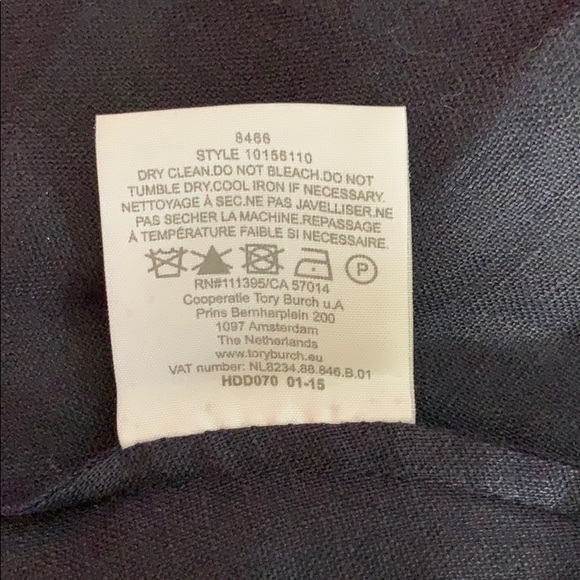 Tory Burch Linen and Silk Sleeveless Blouse - Picture 6 of 7